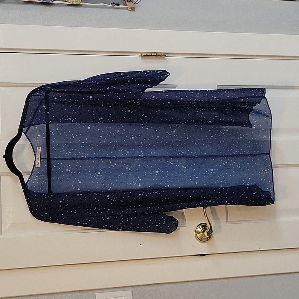 Michelle Mae, size os, navy blue/white stars